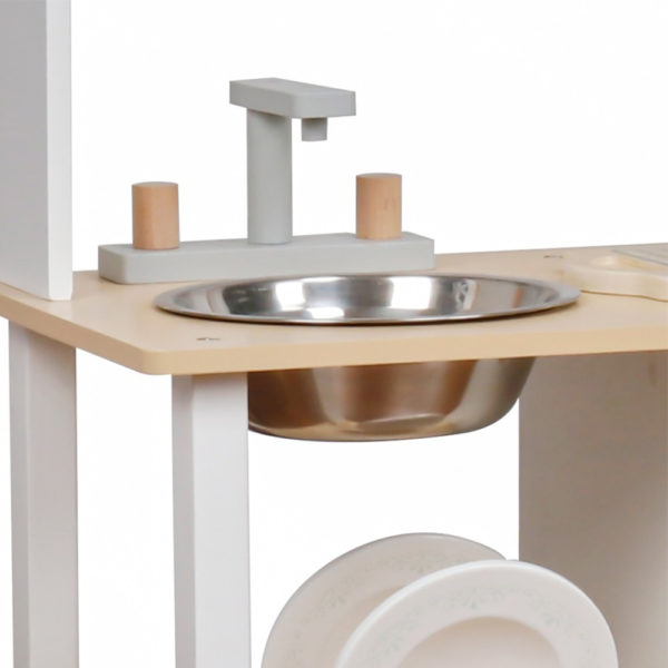 Houten speelkeuken - Wit - Afbeelding 3