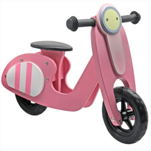 Roze loopscooter