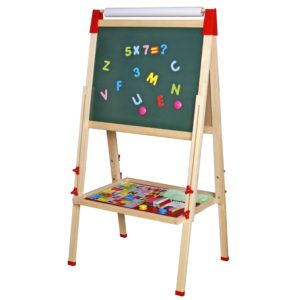 Educatief houten Tekenbord voor Kinderen - Schoolbord - Krijtbord - Magneetbord