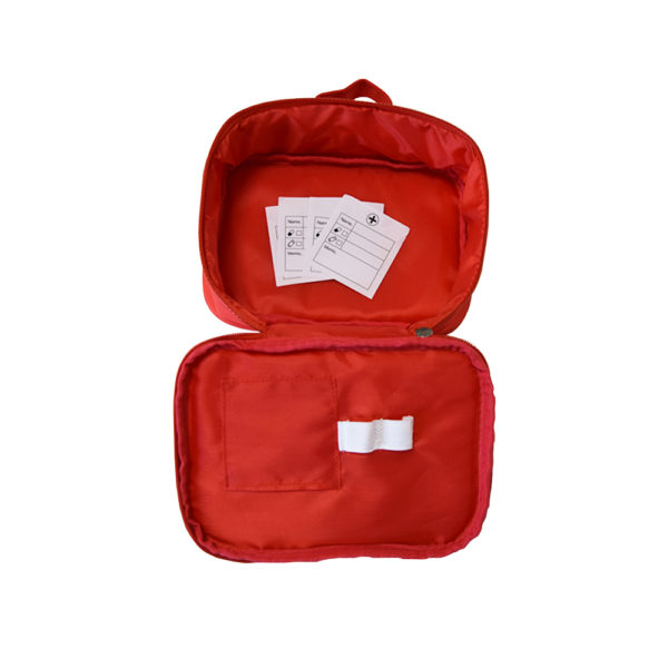 Houten doktersset - Dokterset speelgoed - Houten dokterskoffer - Met accessoires - vanaf 3 jaar - rood - Afbeelding 4
