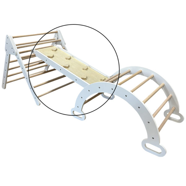 Houten pikler glijplank - Combinatieplank - Triclimb uitbreiding - Afbeelding 2