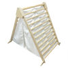 Maxx Kidz - Houten Klimdriehoek met Glijplank - Met tent - Afbeelding 2