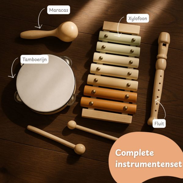 Maxx Kidz - Houten Muziekinstrumenten voor Kinderen - Afbeelding 6