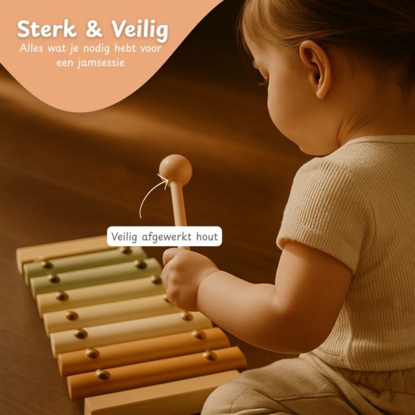 Maxx Kidz - Houten Muziekinstrumenten voor Kinderen - Afbeelding 4